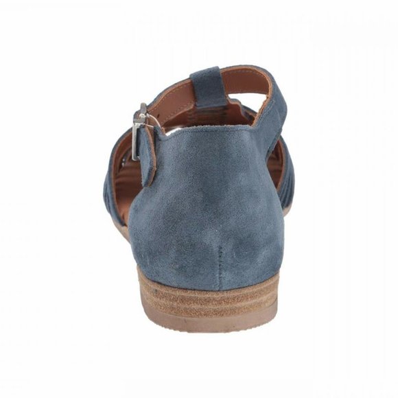 NEW Eric Michael Women Maggie Slate Blue Closed Toe Fisherman Dress Sandal - Picture 5 of 7